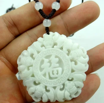 49*49MM Didmeninės gamtinių Kinijos Liantian akmens, akmens ranka raižyti statula gpgb amuletas karoliai pakabukas