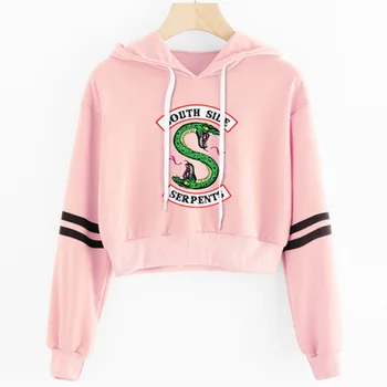 2019 kpop Mažas Seksualus Streetwear Hoodie Išskirtinis ilgomis Rankovėmis Palaidinės Moterims korėjos Mados Gerbėjai K Pop Drabužiai