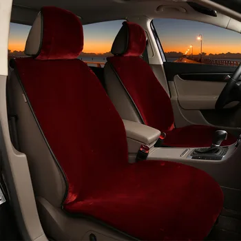 Dirbtiniais Kailiais Automobilių Sėdynių užvalkalai Universalus Dydis Visų Tipų Sėdynės Visiškai Padengti Nustatyti Raudona Sėdynės Padengti Automobilių Sėdynės Padengti Toyota Auris