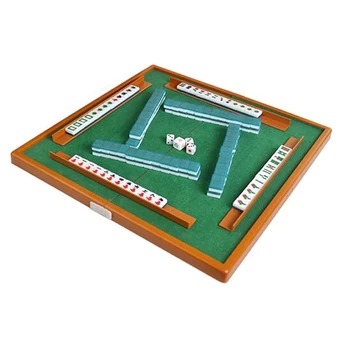 Šeimos Tradicinių Suaugusiųjų Šalies Įdomus Žaislas, Patalpų Stalo Žaidimas Lengvas Pramogų Mini Mahjong Rinkinys, Akrilo Sudedamas Stalas