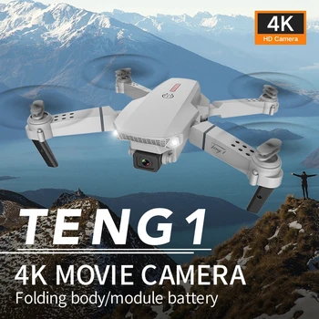 Drone su Kamera 4K 1080P HD Plataus Kampo Kamera, WiFi fpv Dron Dual Kameros Quadcopter Aukštis Laikyti Fotoaparatą Tranai Žaislų Vaikams