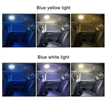 Aikštėje Dome Transporto priemonės Patalpų Lubų Lempa Magnetinio LED Naktinis LED Automobilio Salono Skaityti Lengvųjų Automobilių galinių sėdynių, Lubų, Stogo Šviesos Rinkiniai