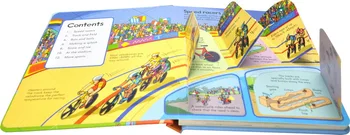 Britanijos lietuvių k. 3D Usborne Pažvelgti į vidų Sporto paveikslėlių knygelę, Švietimo, vaikams, vaikui, Su daugiau nei 100 atvartais pakelti hard cover
