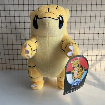 Sandshrew pliušinis lėlės Kawaii Geltona Pangol Japonijos Anime Simbolių Aukštos Kokybės Gyvūnų Įdaryti Žaislai vaikams dovanų Kolekcija