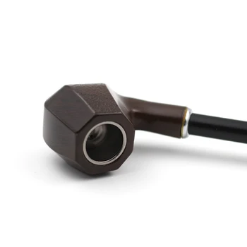Naujas 1set Rūkymas Vamzdžių Rinkinys Ilgi Juodi Churchwarden Tabako Vamzdžio Priedai Įtaisą Vyrų 40cm Su 3Pipe Įrankiai, Dovanų Dėžutėje H702