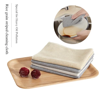 9PCS Sriegiu medžiaga Galingas valymo rankšluostį vonios kambarys rpg lengva valyti mikropluošto šluostės aukštos kokybės virtuvės servetėlės dropshipping