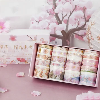 20/set Kinijos Stilių mielas washi tape rinkiniai Cherry Blossom Lipnia Izoliacine Juostos 