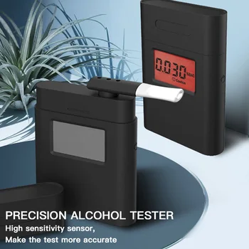 Automobilių Reikmenys Breathalyzer Nešiojamų Alkoholio Testeris, Skaitmeninis LCD Asmeninės ir Profesinės Naudoti alkotester alkoholio matuoklis