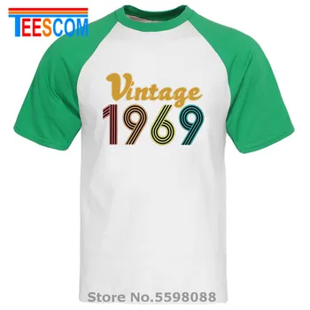 Derliaus 1969 Dizaino vyriški Marškinėliai Classic 50-ojo Gimtadienio Dovana T Shirts Juokinga Tėvo Diena Medvilnės Marškinėlius Miesto Prekės ženklo Drabužių