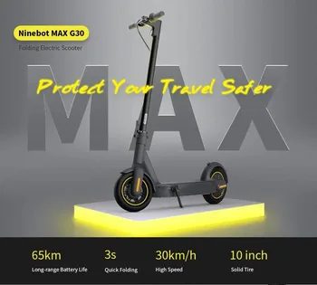 Originalus užpakalinis žibintas už Ninebot MAX G30 KickScooter Smart Elektrinis Motoroleris, Skate Hoverboard Uodegos Šviesos Saugos Įspėjimas Priedai