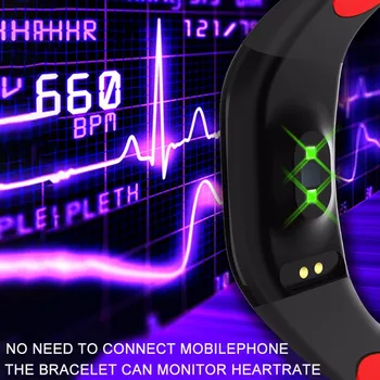 2021 GPS Fitness Tracker Su Kraujo Spaudimo Matavimo Apyrankę Sveikatos Kardio Sporto Širdies ritmas, Kraujo Pedometer Smart Apyrankė