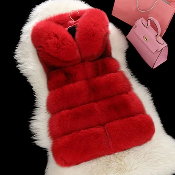 BOoDinerinle Žiemos Plius Dydis Moterų, dirbtinis kailis su bžūp, liemenę, striukę, užleidžiant mados elegantiškas moteris casaco de pele falso PC025