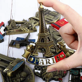 Europos JAV šaldytuvas magnetas 3d didžiosios Britanijos, prancūzijos, Amerikos, korėjos, Japonijos, Singapūro turistų suvenyrų papuošalų kolekcija dovana