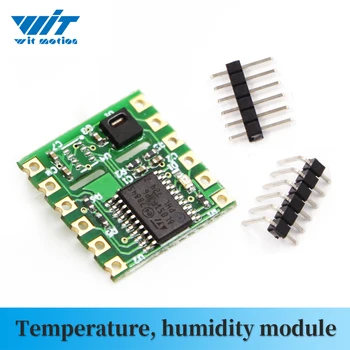 WitMotion Aukšto Tikslumo Skaitmeninis Temperatūros ir Drėgmės Jutiklis Mažo Vartojimo STM8L051F3 Chip Modulis WT-SHT20