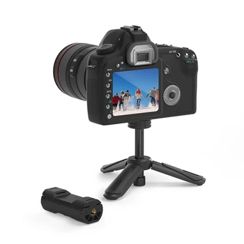 BlitzWolf BW-BS0 Mini Desktop Multi-kampas Trikojo Telefono Turėtojas Nešiojamų Selfie Monopodzie Telefono Kameros LED apšvietimas Selfie Lazdos