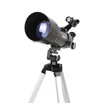 80mm Objektyvas Astronominis Teleskopas su Aukštos Trikojo Lauko Sausumos Vietos Mėnulio Žiūrėti Monokuliariniai 400mm Židinio 16-133X su maišeliu