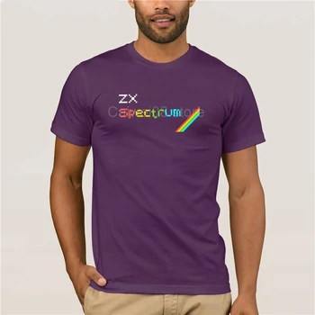T Marškinėliai Trumpas mados vyrų Sinclair ZX Spektro Šviesą Namų Kompiuteryje 8 Bitų Logotipą, Medvilnės, trumpomis Rankovėmis, Mados vasaros T-shirt