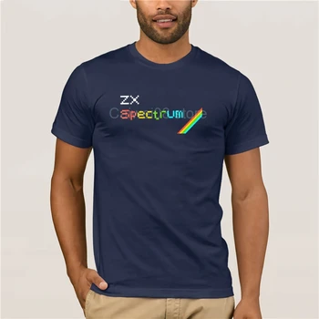 T Marškinėliai Trumpas mados vyrų Sinclair ZX Spektro Šviesą Namų Kompiuteryje 8 Bitų Logotipą, Medvilnės, trumpomis Rankovėmis, Mados vasaros T-shirt