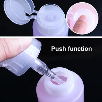160ml Nagų Paviršių Valiklis UV Gelis Nagų lakas Lipni Remover Liquid Padidinti Blizga Poveikio Valiklis Nagų Dailės Šalinimo Įrankis