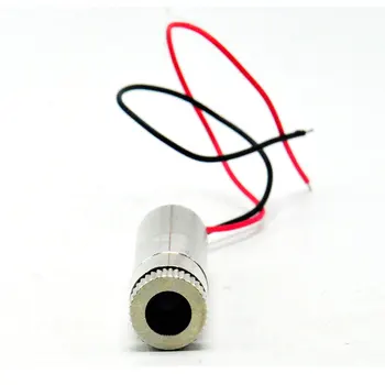 12mm Dia Reguliuojamas 50mW 650nm 660nm Raudona Diodų Lazerio Modulis Fokusavimo Taškas Linija Kirsti 