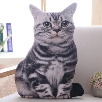 50cm 3D Modeliavimas Cute Kačių Pagalvėlė Padengti Sofa /seat/lovos/car /hotel Namų Puošybai Pagalvės užvalkalą Apima