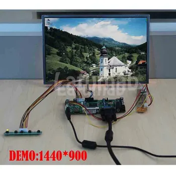 Latumab Nauji LCD LED LVDS Valdiklio plokštės tvarkyklių rinkinį, skirtą B141EW02 V. 3 HDMI + DVI + VGA