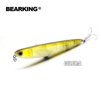 Karšto modelis Bearking prekės kokybės pieštukų 11cm 13g Žvejybos Wobblers 1PC Žvejybos Masalas, Jaukas, Swimbait Crankbait su 2xstrong Kablys