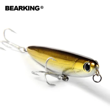 Karšto modelis Bearking prekės kokybės pieštukų 11cm 13g Žvejybos Wobblers 1PC Žvejybos Masalas, Jaukas, Swimbait Crankbait su 2xstrong Kablys