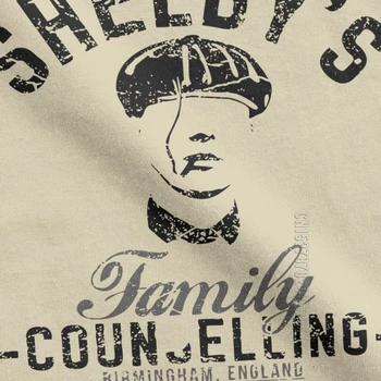 Shelbys Šeimos Konsultavimo Peaky Laukai, Suvenyrinius Marškinėlius Žmogus Trumpas Rankovėmis Viršūnes Grafinis Pagrindinio Tees Medvilnės O-Kaklo Marškinėliai