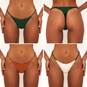Seksualus G String Bikini Bottom Moterų 2020 M. Vasaros Paplūdimio Brazilijos Thong Maudymosi Kostiumėlį, Maudymosi Kostiumėliai, Plaukti Dėvėti