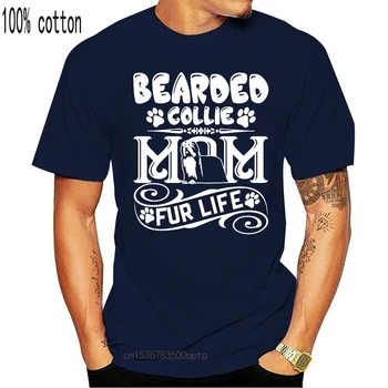 Mados Barzdotas Kolis, Mama Kailio Gyvenimo T-Shirt Vyrams Unisex Komiškas Vyrų Ir Moterų Marškinėliai-O-Kaklo Aukštos Kokybės
