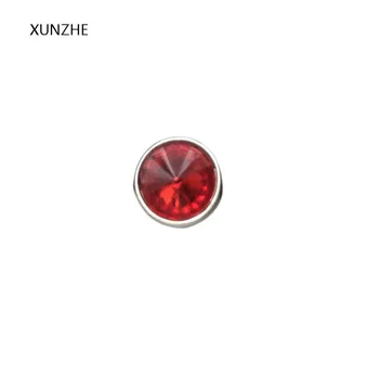 XUNZHE 20PCS 12mm Lydinio inkrustacijos diamond turas kniedės smeigės drabužių varžtai diržai kniedės drabužių perlų papuošalų rinkinys