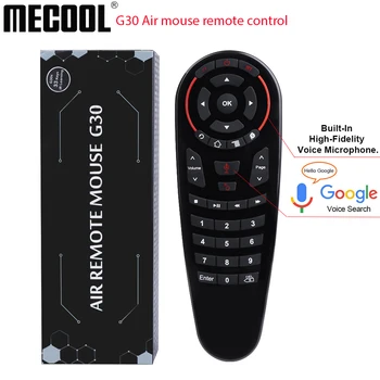 MECOOL G30 Oro Pelės Valdymo Balsu 2,4 GHz Belaidžio ryšio 