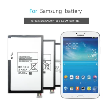 Planšetinio kompiuterio Bateriją, Skirtą Samsung GALAXY Tab 3 8.0 SM T310 T311 T4450E Tab 2 3 4/Tab E/Tab S S2 S3 Pro Pastaba 7.0 8.4 9.6 9.7 10.1 10.5