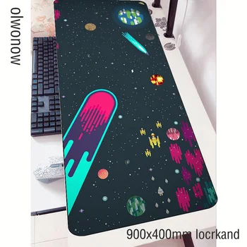 Kosmoso Sci Fi kilimėlis 900x400x3mm Cloud gaming mouse pad žaidėjus kilimėlis kompiuterio stalas padmouse klaviatūros Spalvinga locrkand žaisti kilimėliai