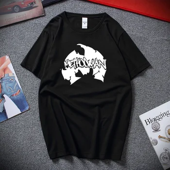 Nauja Vasaros Mados Streetwear Wu-Tang Clan - Metodas Žmogus T-Shirt Vyrai Hip-hop marškinėliai Camiseta Viršuje Medvilnės, trumpomis Rankovėmis Marškinėlius
