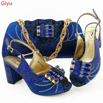 Doershow karšto parduoti italijos atitikimo aukso batų ir maišelį nustatyti afrikos vestuvių batų ir maišelį rinkiniai!SGO1-34