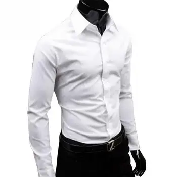 Anglų stiliaus verslo marškinėliai, tinka vyriški ilgomis rankovėmis, aukštos kokybės medvilnės lieknėjimo laisvalaikio drabužiai,tinka mens marškinėliai