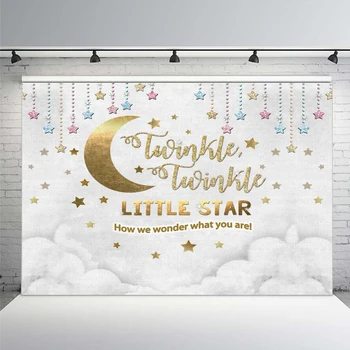 Lyčių Atskleisti Foto Fonas Šmėžavimas Šmėžavimas Little Star Baby Shower Šalis Naujagimių Gimtadienio Fotografijos Fone