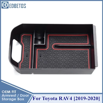 Toyota RAV4 RAV 4 2019 2020 Priedai Porankiu Storage Box Konsolė Konteinerių Bin Plokštelės Laikiklį, Sukrovimas Valymas