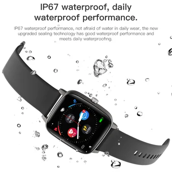 Smart Watch Vyrų Matuoti Kūno Temperatūra, Širdies Ritmas, Kraujo Spaudimo Stebėjimo Fitness Tracker Laikrodį Smartwatch 