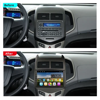 GPS daugialypės terpės Grotuvas, Navigacija Stereo Automobilio DVD Grotuvas 2010-2013 M. Chevrolet Chevy AVEO 9