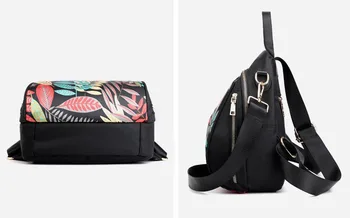 Krepšiai kuprinės 2019 naujas spausdinti kuprinė studentų bag black laisvalaikio kelionės krepšys Oksfordo audinys lengvas kuprinė didelis capaci