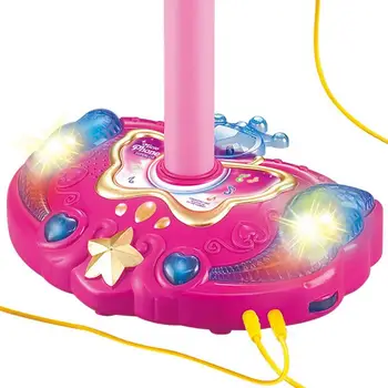 Vaikai Ankstyvojo Ugdymo Muzikos Žaislų Stovas Tipas Muzikos Reguliuojamas Mikrofonas Karaoke Mikrofonas Prisijungti Prie Mobiliojo Ryšio Telefono