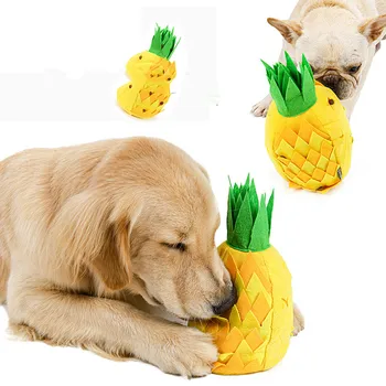 Šunelis Snuffle Kilimėlis Ananasų Pet Uostyti Mokymo Žaislas Vilnos Pagalvėlės Šuo Kilimėlis Stresą Nosework Įspūdį Žaislas Pet Products