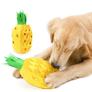 Šunelis Snuffle Kilimėlis Ananasų Pet Uostyti Mokymo Žaislas Vilnos Pagalvėlės Šuo Kilimėlis Stresą Nosework Įspūdį Žaislas Pet Products