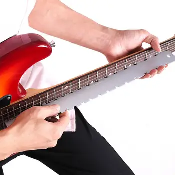 Bass Fingerboard Priemonė Elektrinė Gitara Fretboard Frets Kaklo Įpjovomis Valdovas Nervintis Fingerboard Straight Edge Matavimo Liniuotė