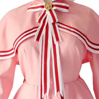 2020 Naujas Helovinas Kostiumas Cardcaptor Sakura: Išvalyti Kortelę Sakura Kinomoto Rožinė Suknelė Cosplay Kostiumų Mokyklos Vienodos Sailor Kostiumas