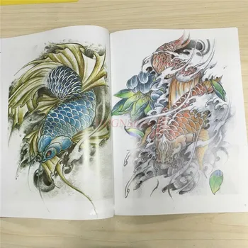 Tatuiruotė Knygų Kinijos Totemas Tattoo Knygos Rankraštis Modelis Atlas Albumą Praktinių Mažas Piešimo Medžiagos, Įranga, Reikmenys, Pardavimo