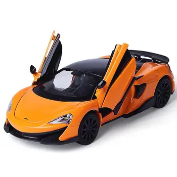 1/36 McLaren 600LT Metalo Transporto priemonės Diecast Traukti Atgal, Automobilių Modelį Žaislai Berniukas, Surinkimo Kalėdų Dovana 